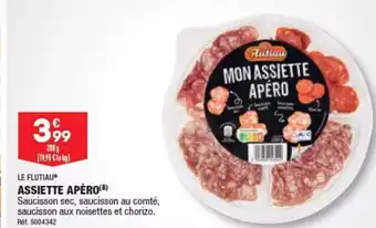 ALDI LE FLUTIAU ASSIETTE APÉRO(B) offre