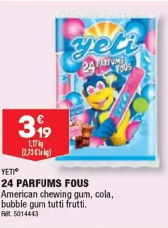 YETI 24 PARFUMS FOUS