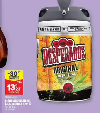 ALDI DESPERADOS BIÈRE AROMATISÉE À LA TEQUILA 5,9° ✪ offre