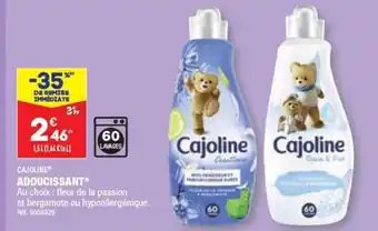 ALDI CAJOLINE® ADOUCISSANT* offre