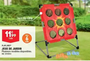 ALDI PLAYLAND JEUX DE JARDIN offre