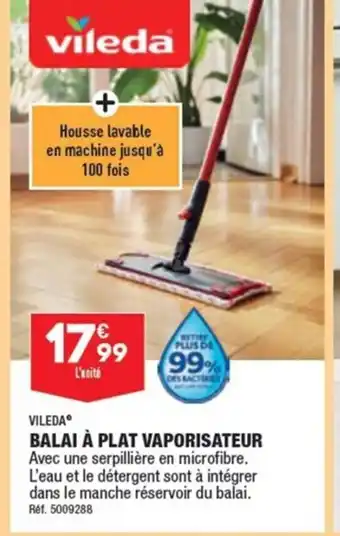 ALDI VILEDAⓇ BALAI À PLAT VAPORISATEUR offre