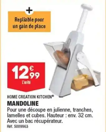 ALDI HOME CREATION KITCHEN MANDOLINE offre