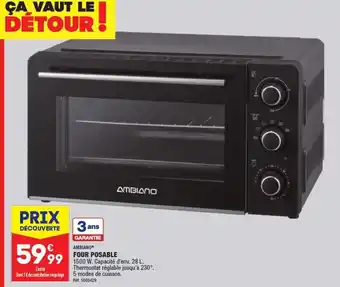ALDI AMBIANO FOUR POSABLE offre