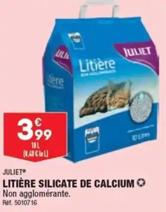 ALDI JULIET LITIÈRE SILICATE DE CALCIUM offre