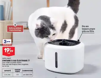 ALDI SUPER CRACK FONTAINE À EAU ÉLECTRIQUE ✪ offre