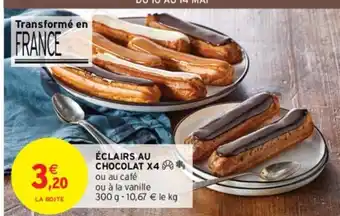 Intermarché Hyper ÉCLAIRS AU CHOCOLAT X4 offre