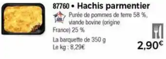Thiriet Hachis parmentier offre