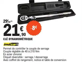 E.Leclerc L'Auto CLÉ DYNAMOMÉTRIQUE offre
