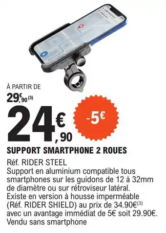 E.Leclerc L'Auto SUPPORT SMARTPHONE 2 ROUES offre