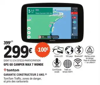 E.Leclerc L'Auto GPS GO CAMPER MAX 7 MONDE offre