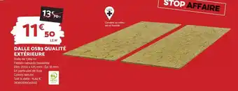 DALLE OSB3 QUALITÉ EXTÉRIEURE