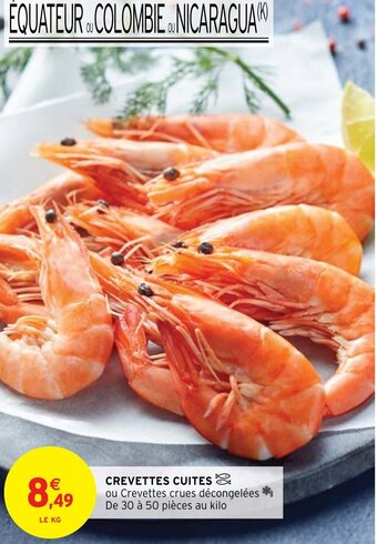 Intermarché Hyper CREVETTES CUITES offre