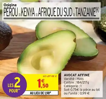 Intermarché Hyper AVOCAT AFFINE offre