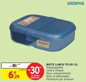 BOITE LUNCH TO GO 1.1L