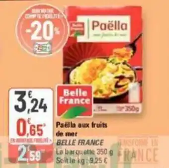 G20 Paëlla aux fruits de mer offre