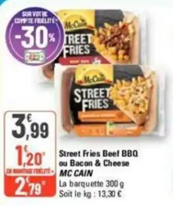 G20 Street Fries Beef BBQ offre