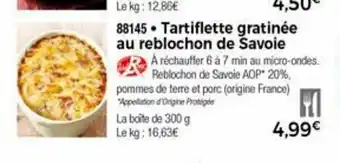 Tartiflette Gratinée Au Reblochon De Svoice