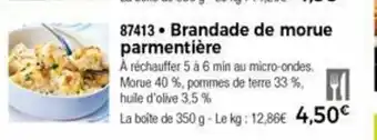 Thiriet Brandade De Morue Parmentiére offre