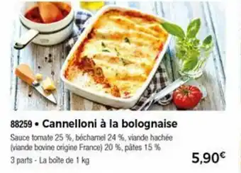 Thiriet Cannelloni a La Bolognaise offre