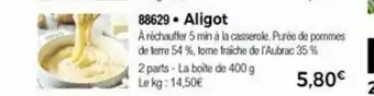 Thiriet Aligot offre