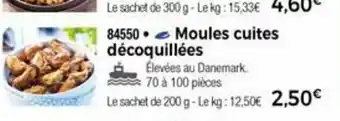 Thiriet Moules Cuites Décoquillées offre