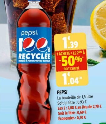 Coccinelle Express PEPSI offre