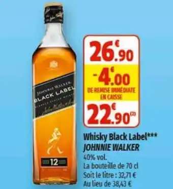 Coccinelle Express Whisky Black Label*** JOHNNIE WALKER 40% vol. offre
