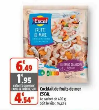 Cocktail de fruits de mer ESCAL