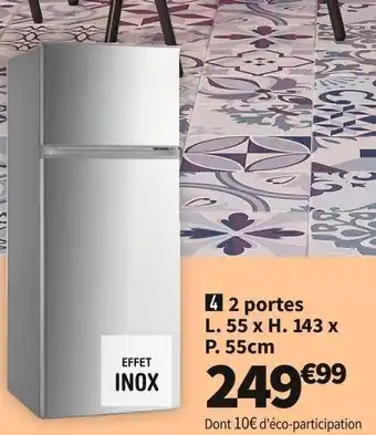 Conforama Far 2 portes l. 55 x h. 143 x p. 55cm offre