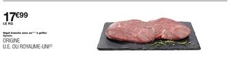 Monoprix Gigot tranche avec os à griller offre
