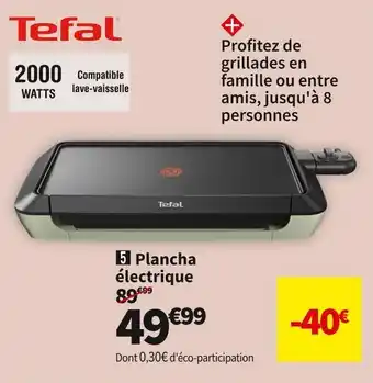 Conforama Tefal plancha électrique cb660010 offre