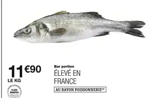 Monoprix Bar portion offre