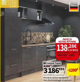 Conforama Cuisine twist offre