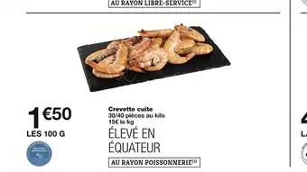 Monoprix Crevette cuite offre