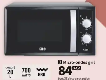 Conforama Far micro-ondes gril fmo20 gril offre