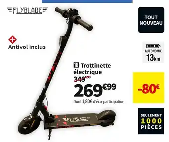 Conforama Flyblade trottinette électrique fbs80-h8 offre