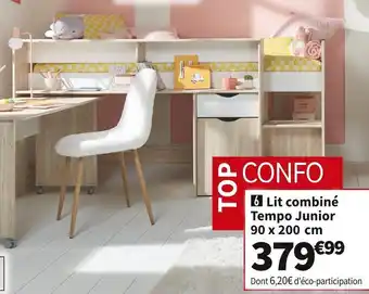 Conforama Lit combiné 90 cm. offre