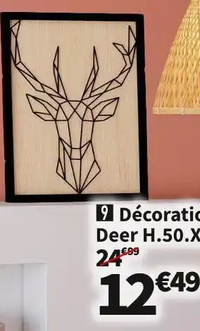 Décoration murale deer