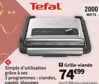 Conforama Tefal grille viande gc242d12 offre
