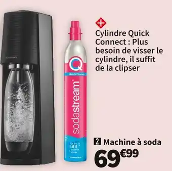 Conforama Sodastream machine à soda terra noire offre