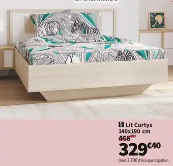 Conforama Lit adulte 140x190 cm offre
