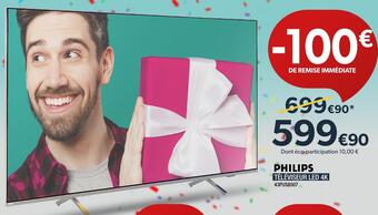 Philips téléviseur led 4k