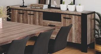 Conforama Buffet 4 portes 1 tiroir offre