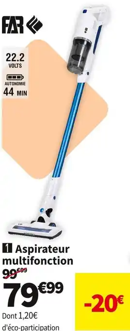 Conforama Far aspirateur multifonction vchs4022blu offre