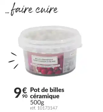 Pot de billes céramique