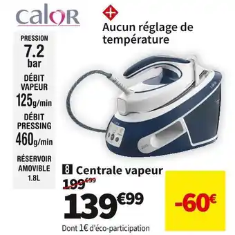 Calor centrale vapeur sv8022c1