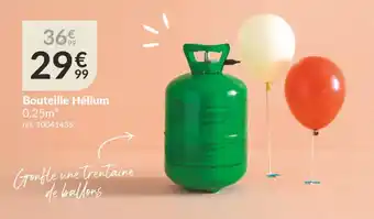 Bouteille hélium