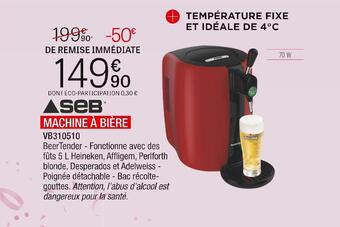 Extra Seb machine à bière offre