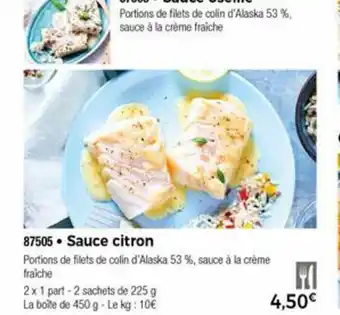 Thiriet Sauce Citron offre
